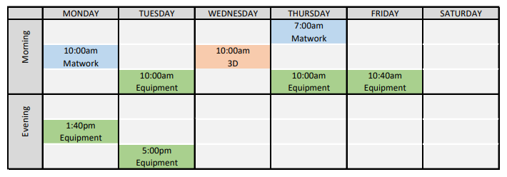 Class Timetable